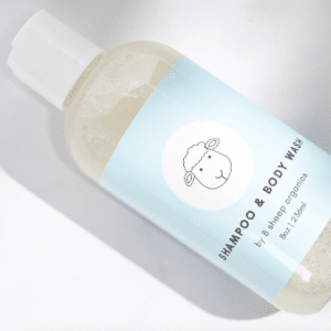 Baby Shampoo and Body Wash bottle by 8 Sheep